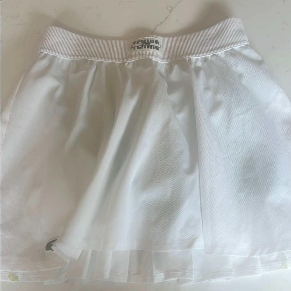 Lacoste White Mini Skirt